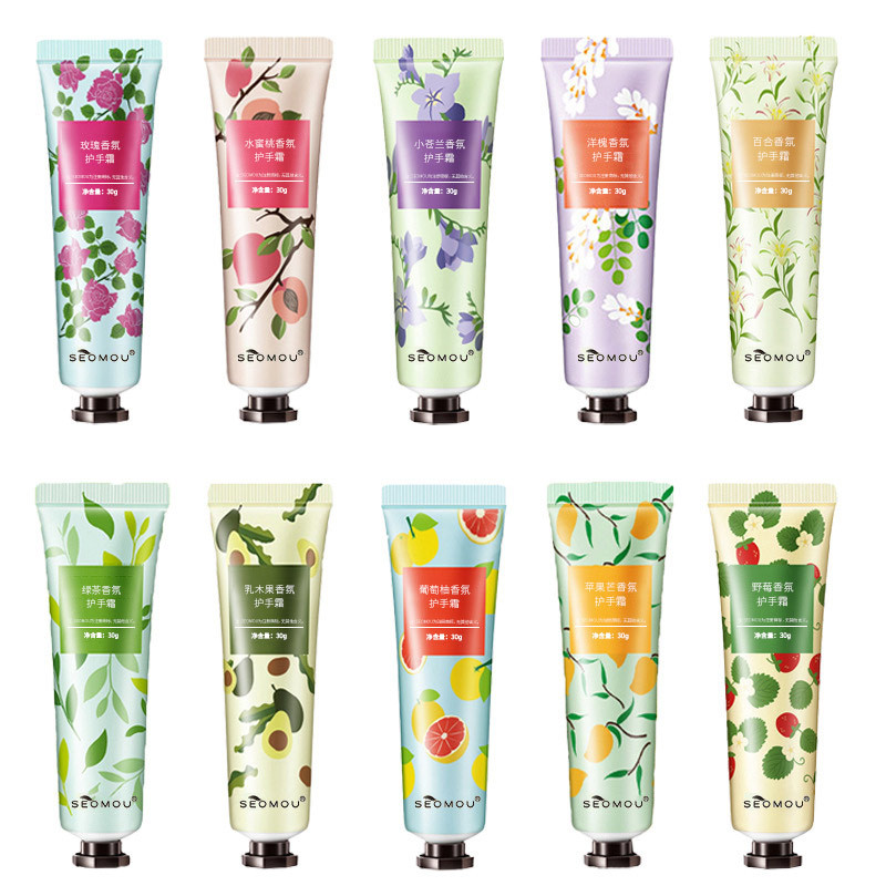 Shi Fu Hand Cream Fruit Plant Horse Oil Hand Cream Hydrating, Moisturizing and Smooth Anti-dry Small Branch Skin in Autumn and Winter