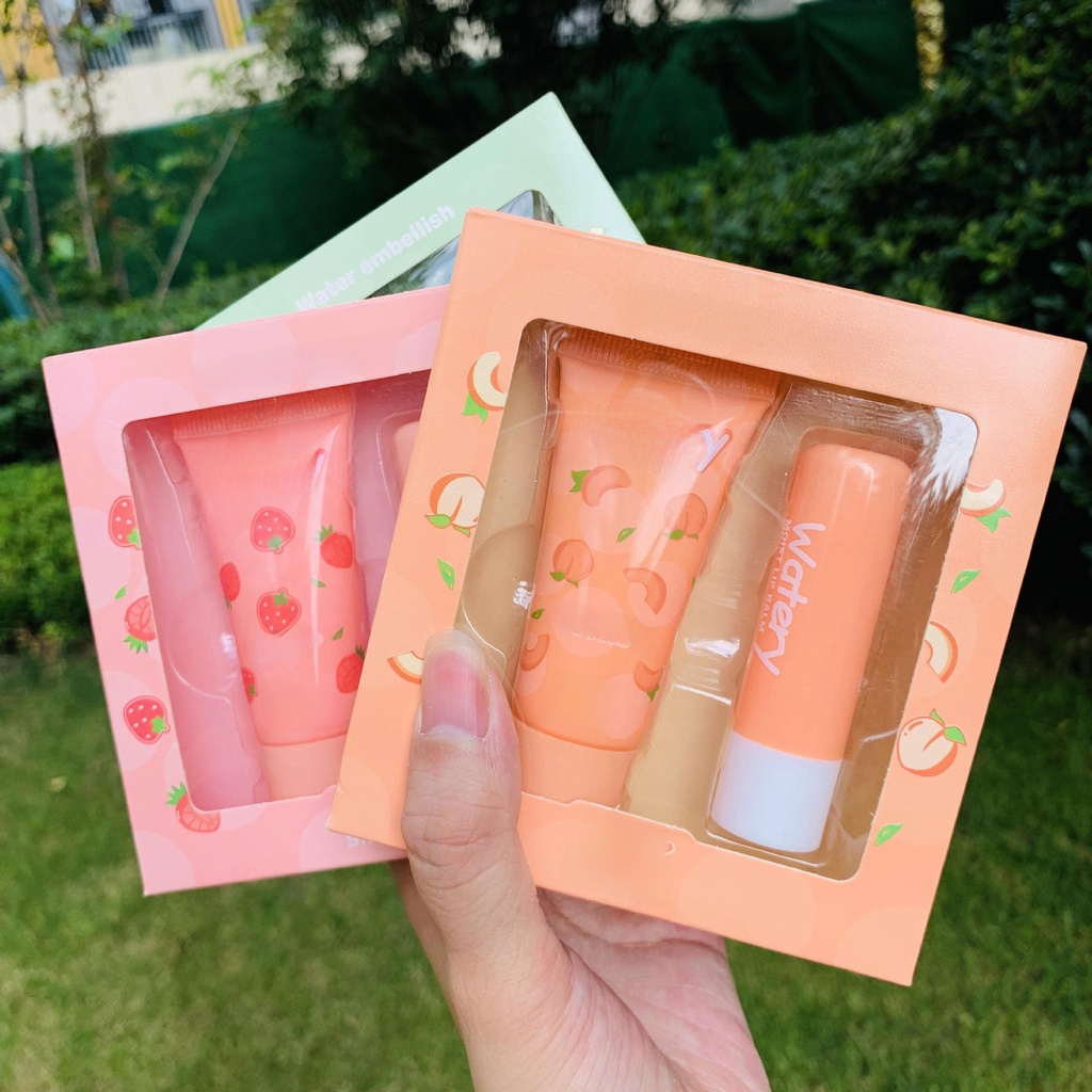 Shijing Autumn and Winter Moisturizing Hand Cream Moisturizing and Moisturizing Lip Balm Combination Set Student Portable Hand Guard Anti-crack