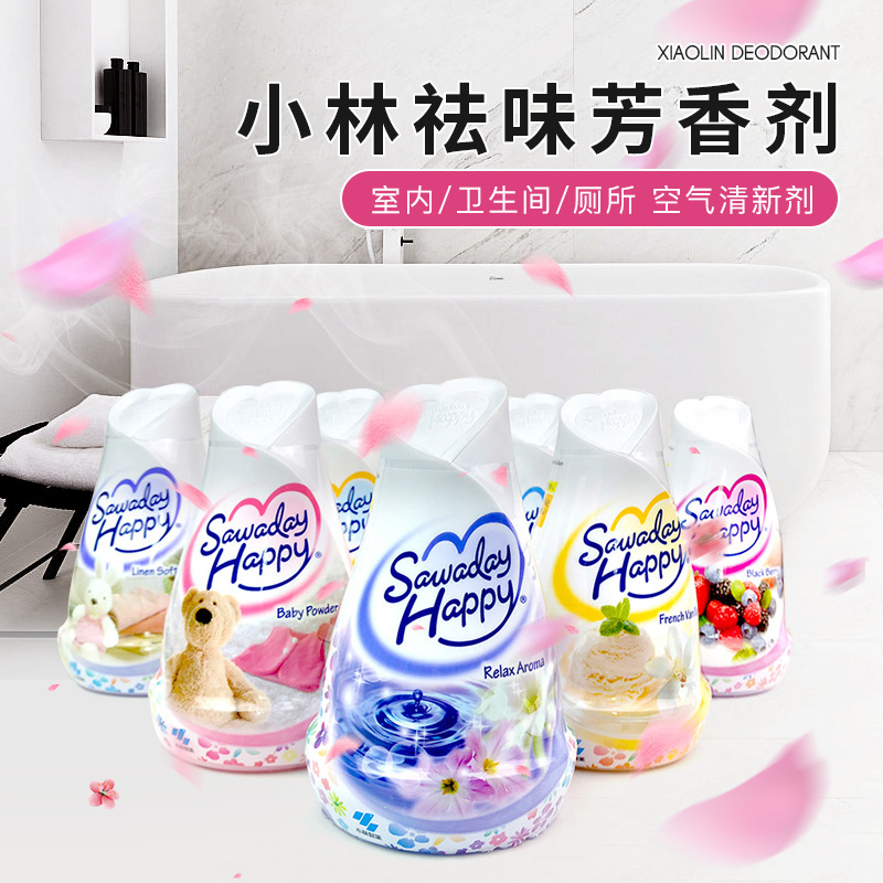 日本进口小林清新剂祛味空气芳香剂卫生间厕所消臭元固体清香剂