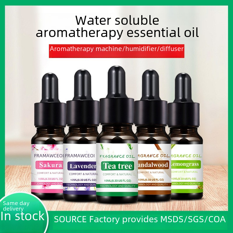 Fragrant Moment Factory Direct 10ml dropper water soluble lavender aromatherapy essential oil aromatherapy machine Special