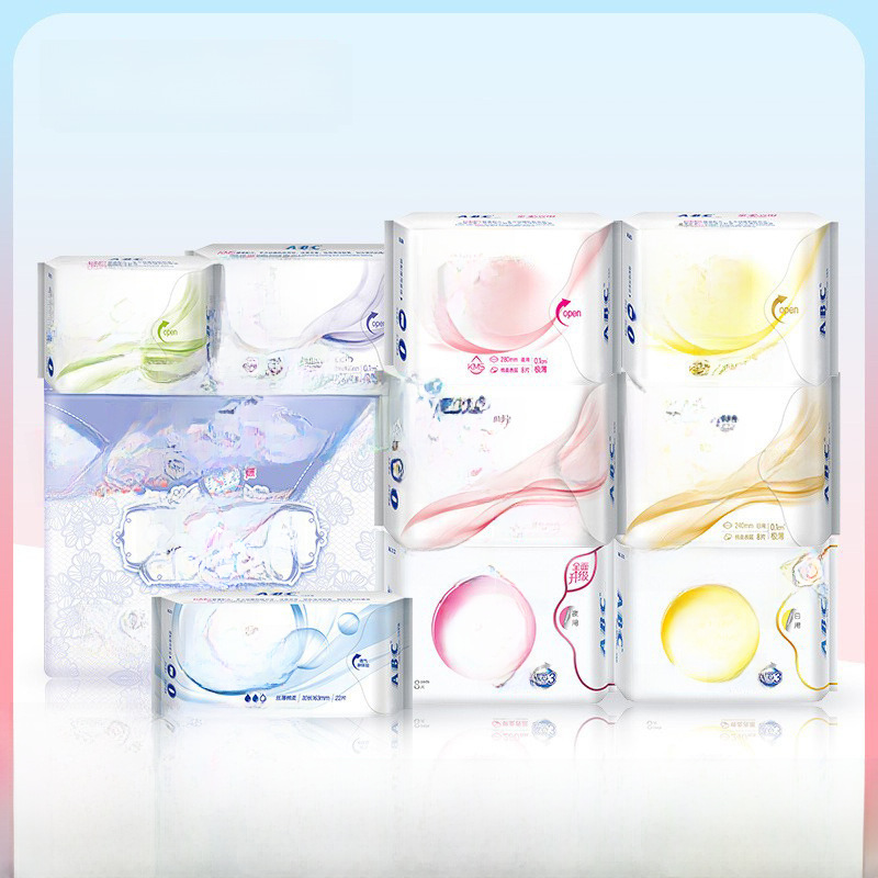 Sanitary napkin genuine multi-specification cotton soft day and night aunt towel peace of mind pants pajamas pad cotton