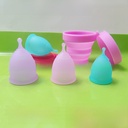 menstrual cup silicone monthly cup Moon cup anti-side leakage sanitary menstrual cup
