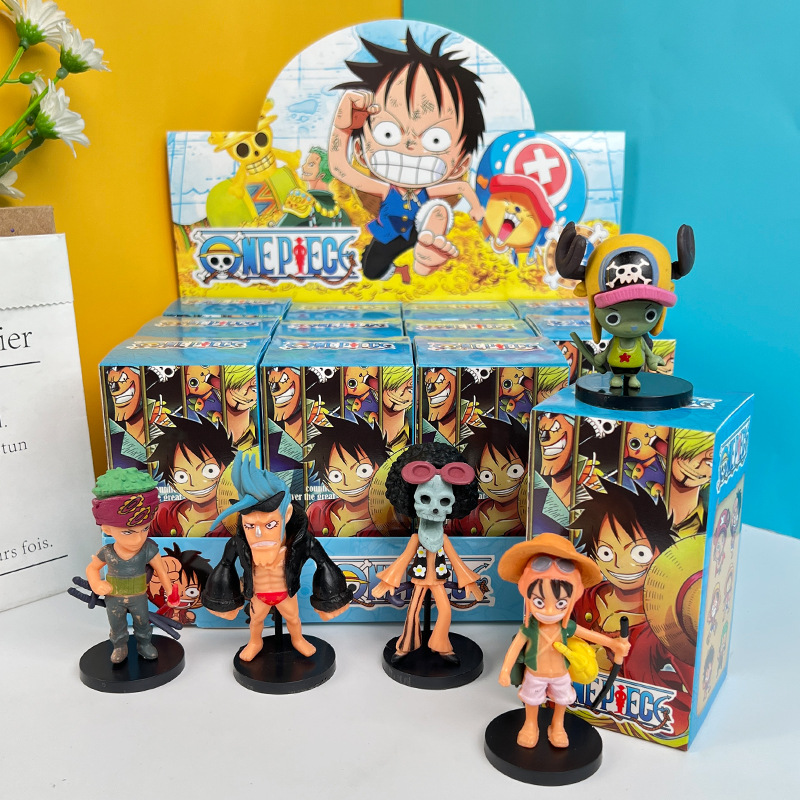 One Piece Hand-made Blind Box Toys Children's Activities Small Gifts Luffy Ornaments Animation Model Full Set