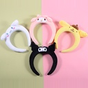 Bubble Mart sanrio Hair Hoop Female European Face Wash Yugui Dog Kulomi Hair Jewelry Headband Cave sanrio