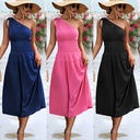 products independent station hot selling hot women's clothing shoulder-pulling dress