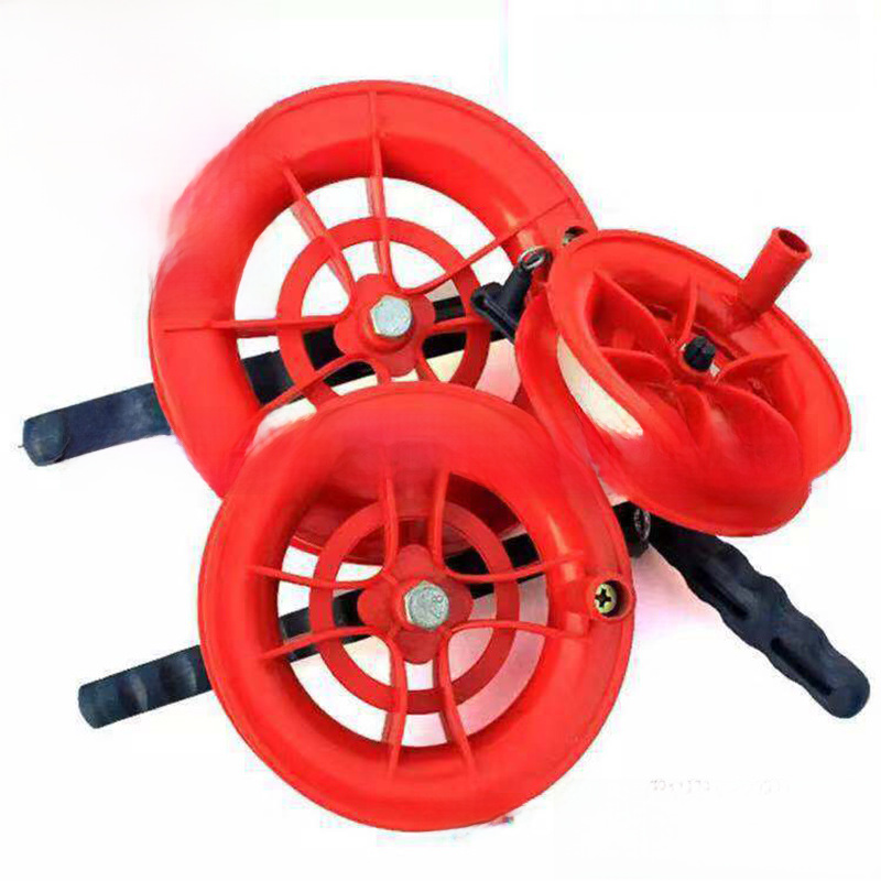 Weifang Kite Wheel Kite Accessories ABS White Hand Holding Kite Wheel 16 18 20 22 25 cm Flywheel