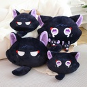 Large Sagerman Cat Pillow Cute Black Cat Plush Toy Game Peripheral Cartoon Cushion Cat Pendant Pillow