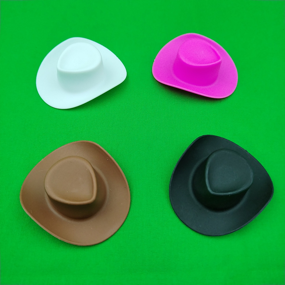 Mini cowboy hat toy plastic hat Western cowboy Dollhouse miniature scene shooting props