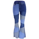 trousers summer thin retro flared high waist OL commuter elegant long leg jeans for women