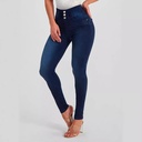 欧美跨境新款女士高腰紧身弹力塑形提臀牛仔裤 women jeans