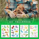 Original Waterproof Cartoon Children Tattoo Sticker Dinosaur Animal Tattoo Sticker Temporary Tattoo Sticker