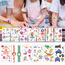 ins wind waterproof cute watch small fresh children cartoon tattoo stick set arm face stickers