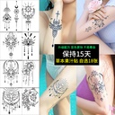 Gardenia Blue Show Herbal Tattoo Sticker Waterproof Sweat Long-lasting Simulation Geometric Tattoo Plant Juice Cream Tattoo Sticker