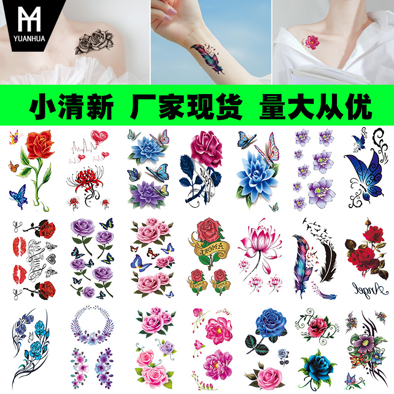 Small fresh tattoo stickers manufacturers spot tattoo stickers ins style Harajuku Korean tattoo stickers supply factory