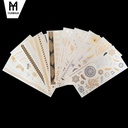 Bronzing tattoo stickers Korean popular bracelet manufacturers spot metal tattoo stickers