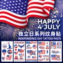 US Independence Day Flag tattoo Party Party Temporary tattoo Sticker