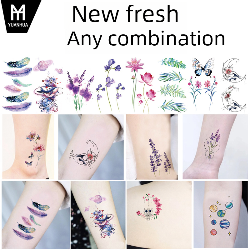 Small fresh tattoo waterproof factory spot Harajuku Korean tattoo supply factory