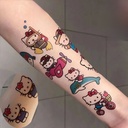 In stock coolomi tattoo stickers cartoon girl heart disposable temporary arm face tattoo stickers