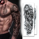 Spot full arm tattoo stickers waterproof flower arm ordinary arm tattoo stickers Europe and the United States full arm tattoo