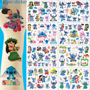 8 Star Baby Stitch Cartoon Tattoo Sticker Children Stitch Water Transfer Disposable Tattoo Sticker