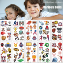 Football tattoo stickers waterproof sweat fan games European World Cup club face temporary tattoo stickers