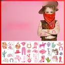 supply of cowboy tattoo stickers cartoon cowboy tattoo stickers children's cute face stickers temporary