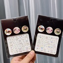 holiday face stickers resin Diamond acrylic diy eye stickers eyebrow stickers Pearl tearful eye stickers