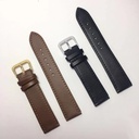 Imitation leather strap flat plain leather strap wrist strap accessories Universal watch strap direct supply