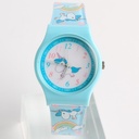 外贸塑胶带可爱儿童手表 小学生卡通石英手表源头厂家