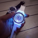 Luminous Fashion Colorful LED Glowing Watch Men's and Women's Student Watch Men's and Women's Student Fluorescent Quartz Watch