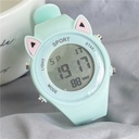 Unicorn watch male and female middle school student Korean simple fashion forest small fresh ins waterproof sports electronic watch