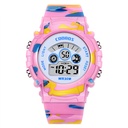 Cool Po Shi electronic watch children's watch colorful luminous waterproof multifunctional electronic watch for men and women students 1066