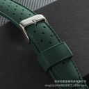 breathable sweat-proof high quality silicone watch strap accessories suitable for elite luxury diving rudder watch strap