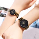 Three Color Quartz Watch Fashion Casual Set Rhinestone Steel Band Watch Couple Watch Set Watch Spot