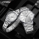 sinobi Couple Watch Men's Fashion Minimalist Business Steel Band Watch Quartz Watch Watch 9819