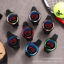 Factory spot LED plating round Apple electronic watch colorful fashion plating table Sports Watch Gift watch