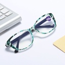 Fashion printed anti-blue light reading glasses HD wear-resistant reading glasses for men and women in the elderly glasses 851