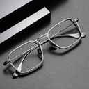 Handmade anti-blue light glasses men's big face retro box myopia glasses dita same anti-blue light presbyopic glasses