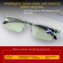 reading glasses smart zoom HD focus near blue light dual-purpose automatic near ultra light