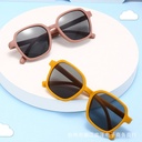 children's sunglasses vintage box Frosted Sunglasses box cool trendy male and female baby sunshade glasses