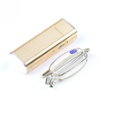 [Good quality goods] glass reading glasses portable folding telescopic antenna lighter mini compact anti-blue light