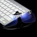 Anti-blue light clip UV clip myopia glasses clip HD transparent flip-up computer goggles clip