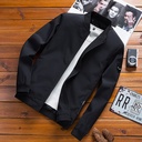 A generation of men's spring and autumn baseball collar jacket personality back business casual slim jacket coat