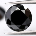 Factory direct cultivation gem 3 karat round black moissanite jewelry style with stone GRA certificate