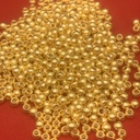 Water shell gold small gold beads 999 gold transfer beads 3D hard gold surface ancient method round beads diy bracelet gold accessories