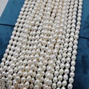 4-7mm Freshwater Cultured Pearl Necklace Beaded Rice-shaped Small Rice Beads Zhuji Semi-finished Products Handmade DIY Jewelry