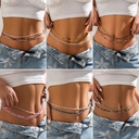 Jewelry Summer Beach Rice Beads Navel waist chain waist chain Sexy Elastic Beaded waist Decoration