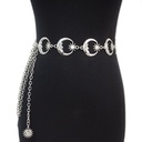 Moon Metal Waist Chain Women's Sun Decorated Dress ins-style Trendy Simple All-match Chain Waist Accessories