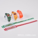 Direct supply pvc bracelet color advertising ticket belt disposable pvc wrist band waterproof wrist band