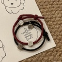 Auspicious Cute Puppy Bracelet Niche Design Woven Hand Rope Simple Temperament All-match Couple Student Best Friend Gift